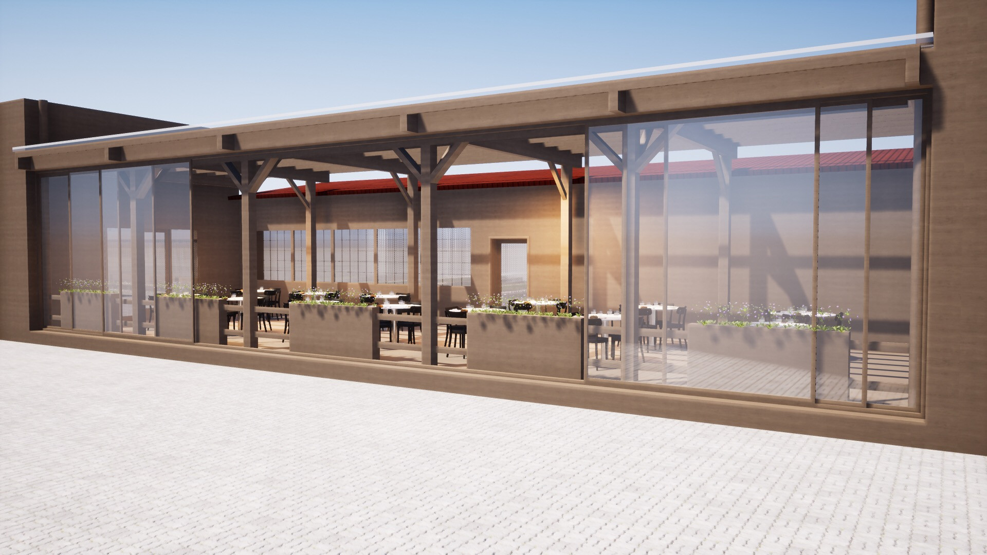Exterior Patio for a Restaurant