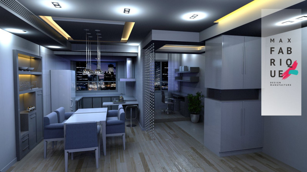 Дизайн-концепт Студии 30 кв.м.