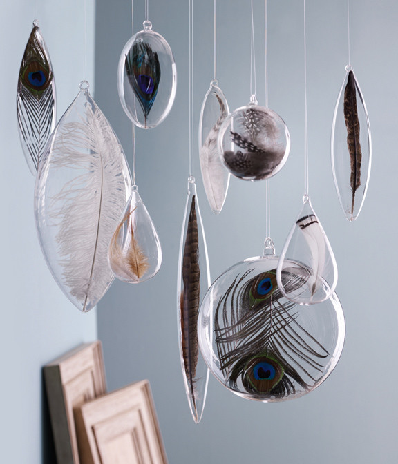 Floating Feather Ornaments by Roost