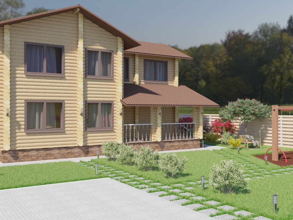 Визуализация придомовой территории