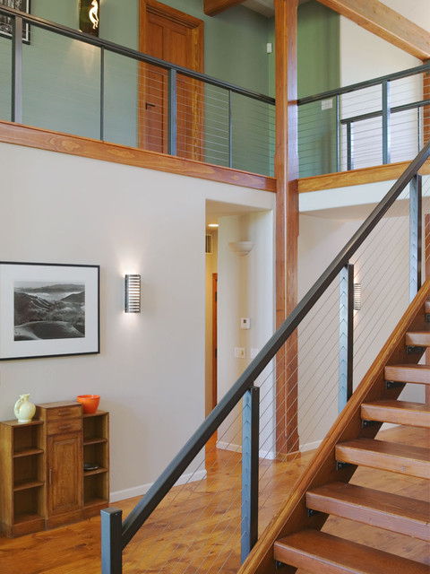 Interiors industriel-escalier