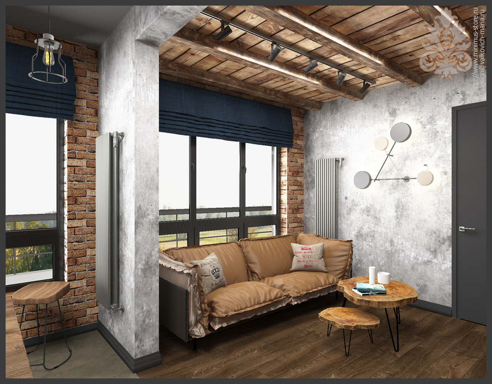 Гостиная в стиле Loft
