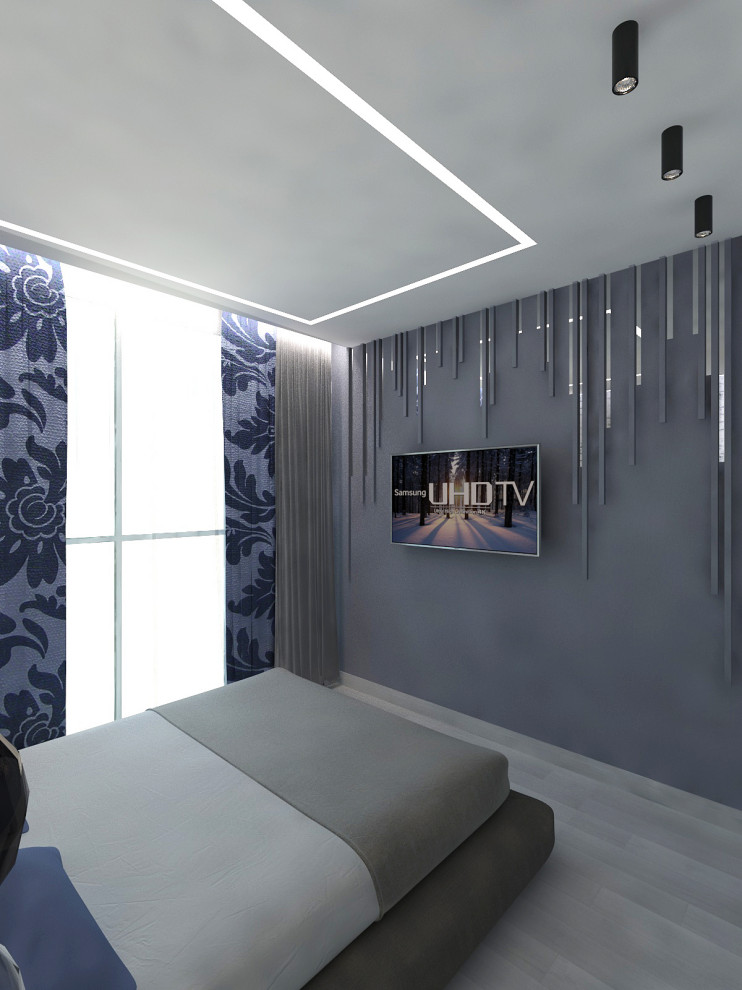 Минимализм в интерьере квартиры для отпуска в городе Сочи.