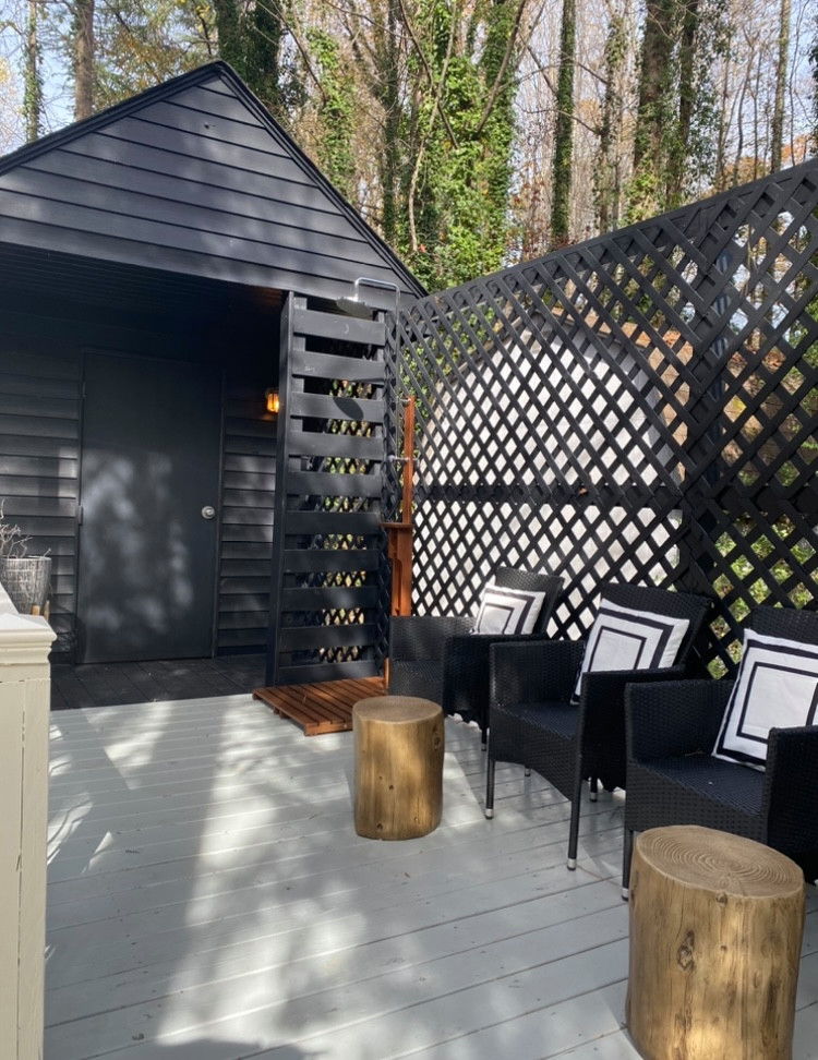 Shed Conversion into Sauna Room