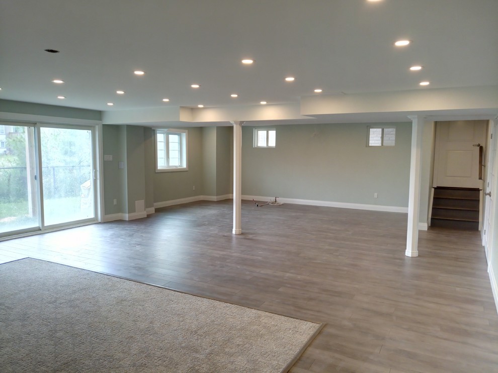 Basement finishing project in Oakville - Modern - Toronto ...