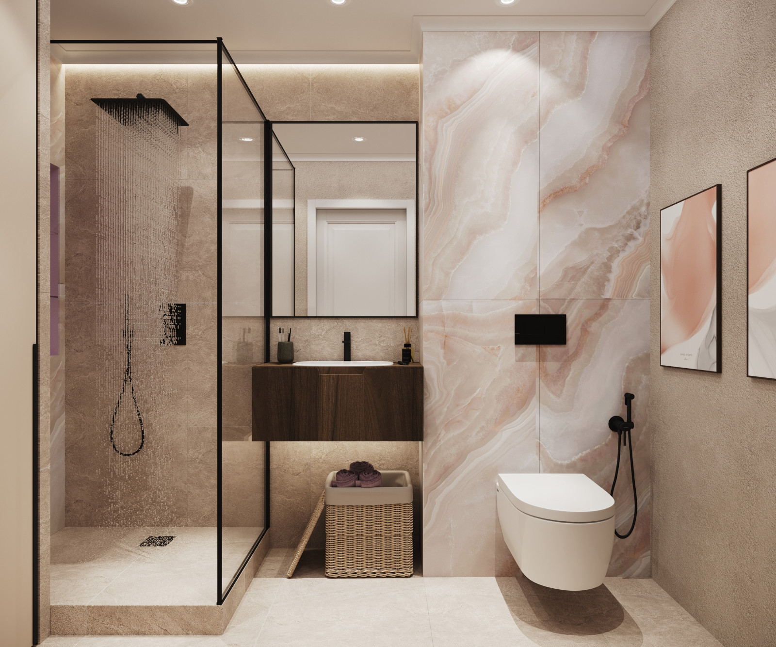 Квартира 80 м2 для семьи с двумя дочками