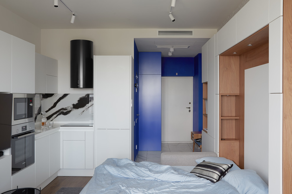 Апартаменты с трансформируемой мебелью и мужским характером.