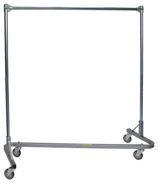 60" ZRack Garment Rack Contemporary Clothes Racks by BisonOffice