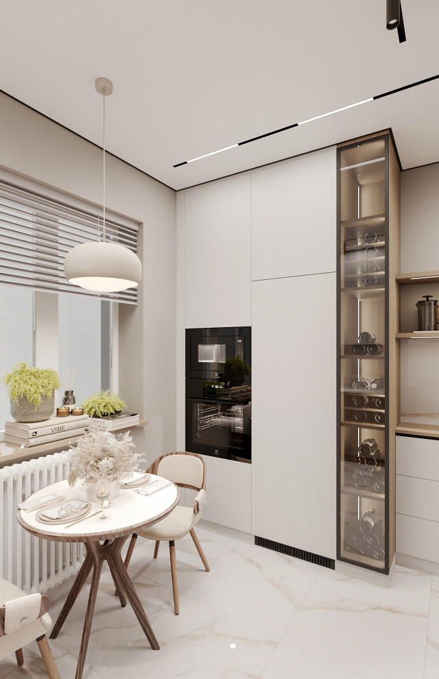 Дизайн ванной комнаты и кухни для молодой семьи