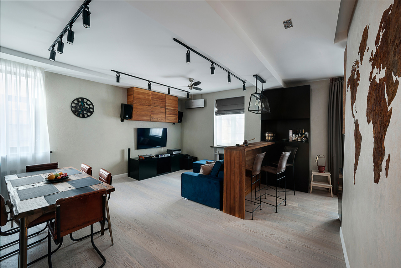 Реализованный проект (фото проекта Лофт для Путешественника)