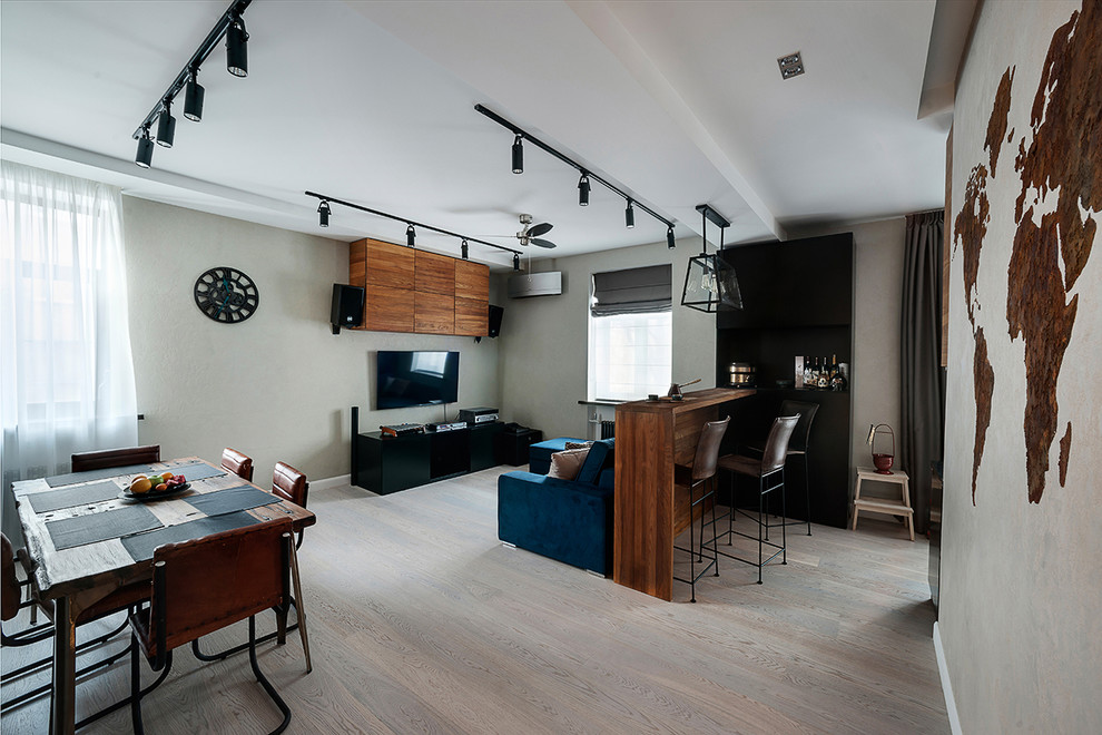 Реализованный проект (фото проекта Лофт для Путешественника)