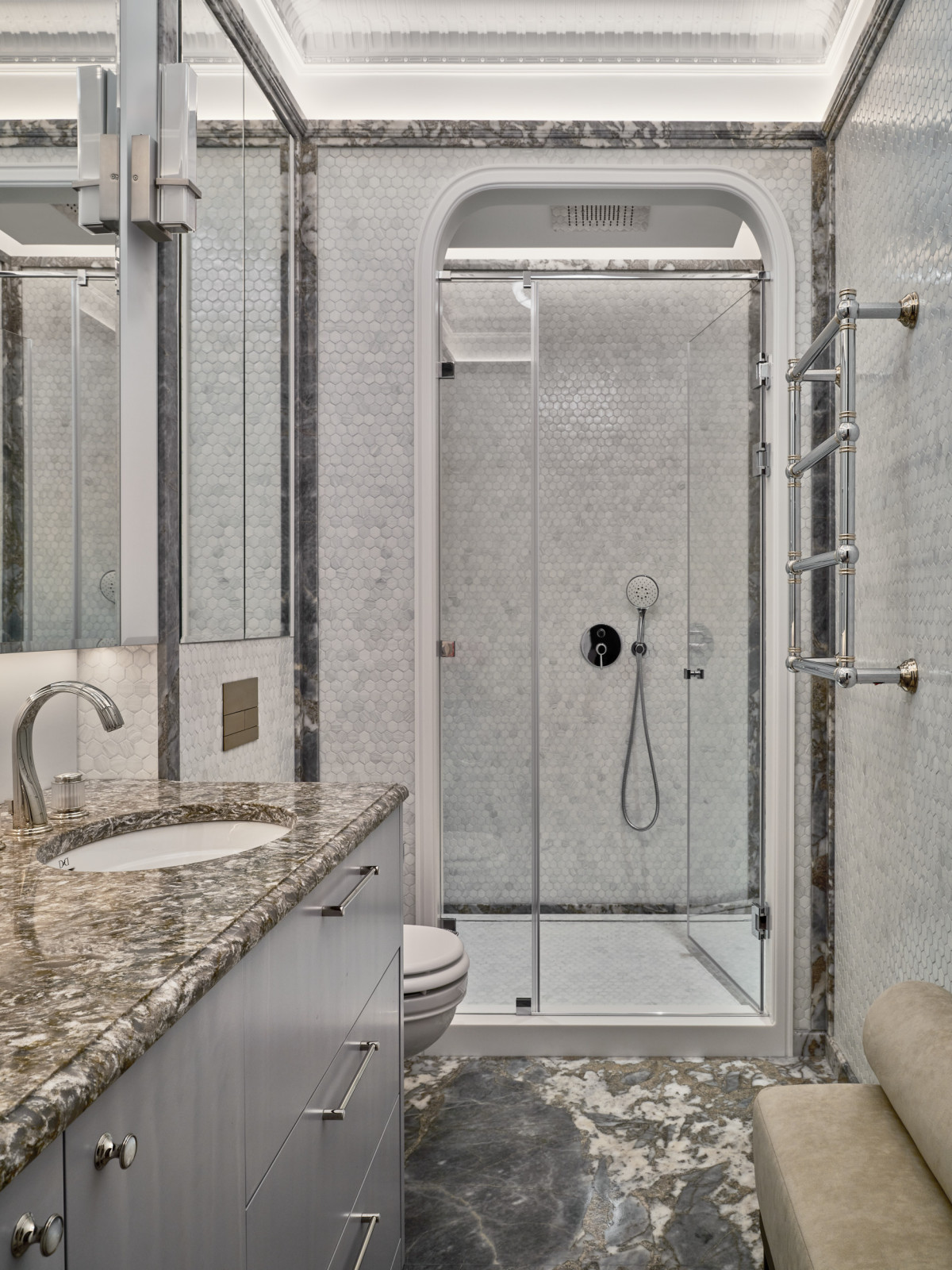 Дизайн квартиры в Классическом стиле на ул Бронная 105 кв.м, г.Москва