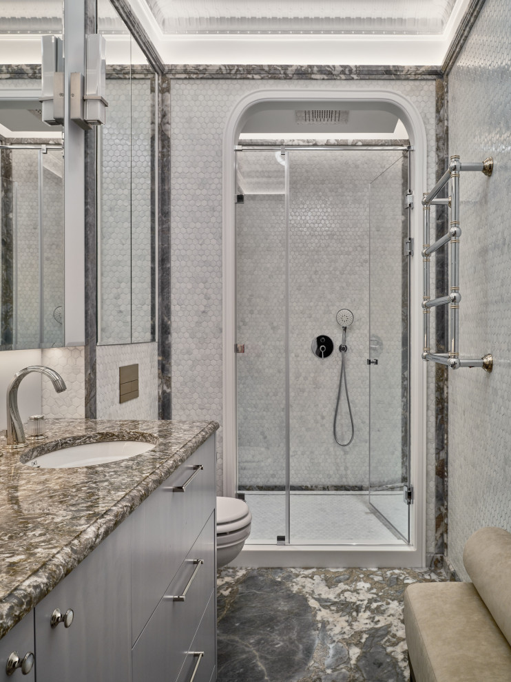 Дизайн квартиры в Классическом стиле на ул Бронная 105 кв.м, г.Москва