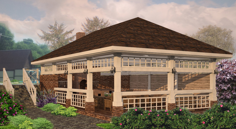 Беседка на загородном участке