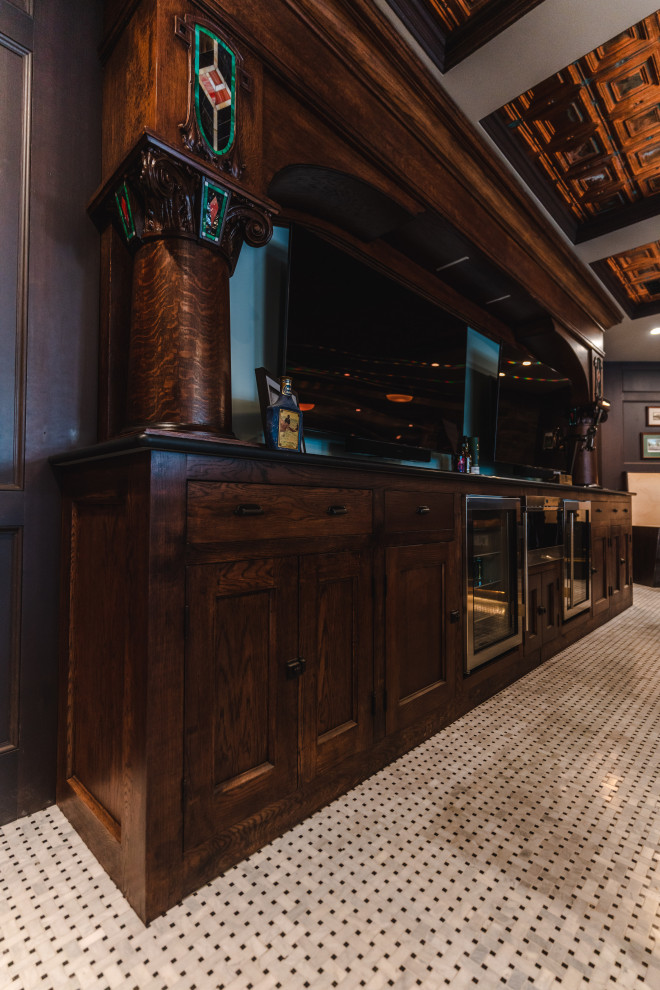 Pub Style Home Bar Craftsman Home Bar Other by Lustig Custom