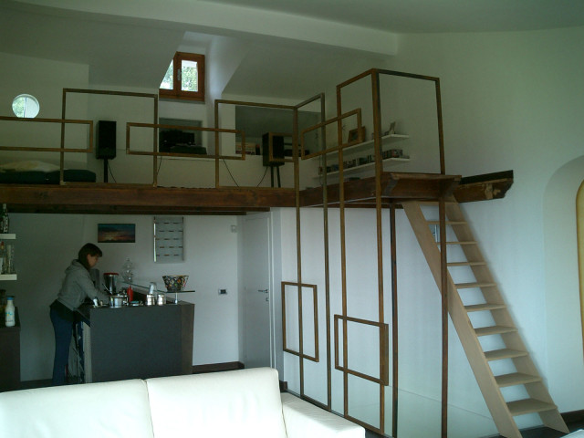 Layout interno ed esterno nuovo | 200 MQ contemporary-living-room