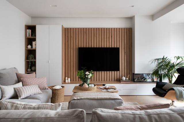 Proyecto Bonanova modern-vardagsrum