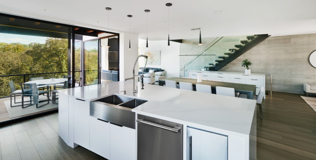 Stack House moderno-cucina