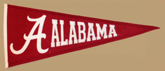 University of Alabama NCAA 13 x 32 Traditions Banner