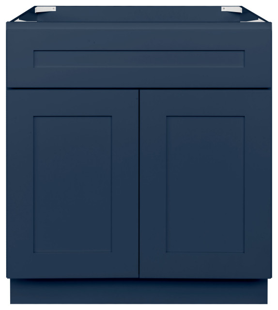 30" Bathroom Vanity Base Danbury Blue by LessCare