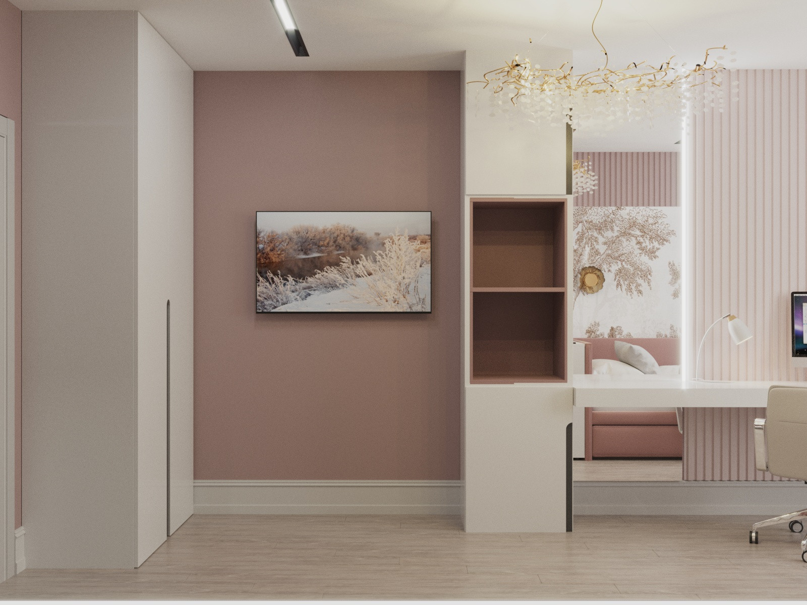 Квартира в современном стиле.