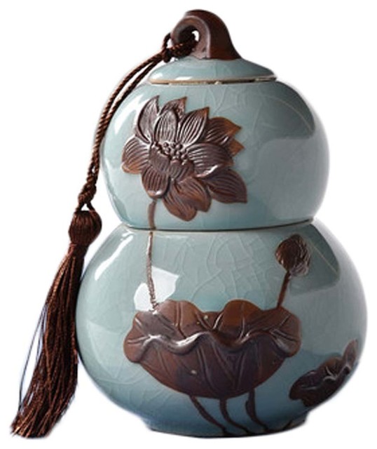 Japanese Style Storage Pots Tea Coffee Canisters Ceramic Jars 09