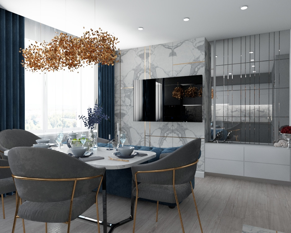 кухня-гостиная