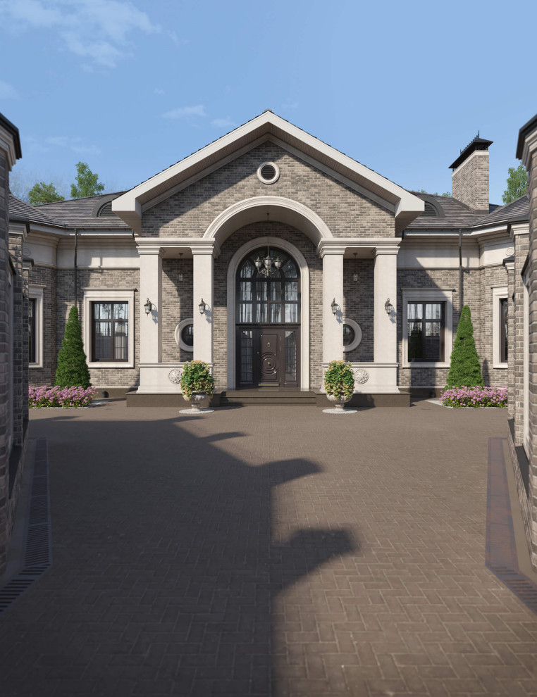 Архитектурный проект одноэтажного жилого дома площадью 400 кв.м.