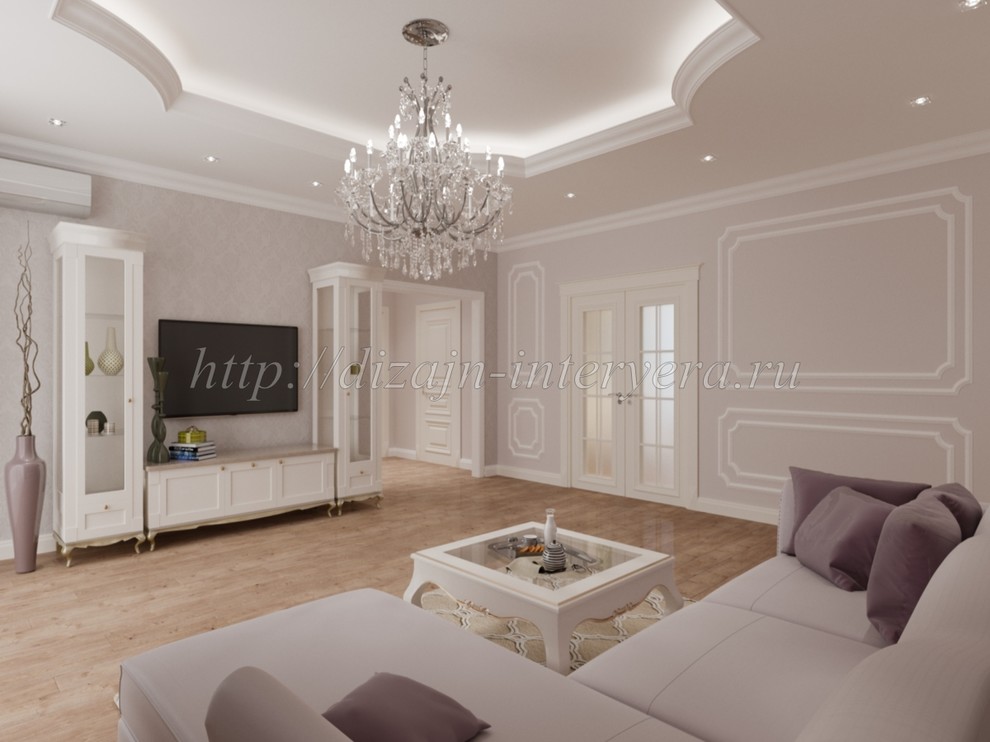 Дизайн проект гостиной
