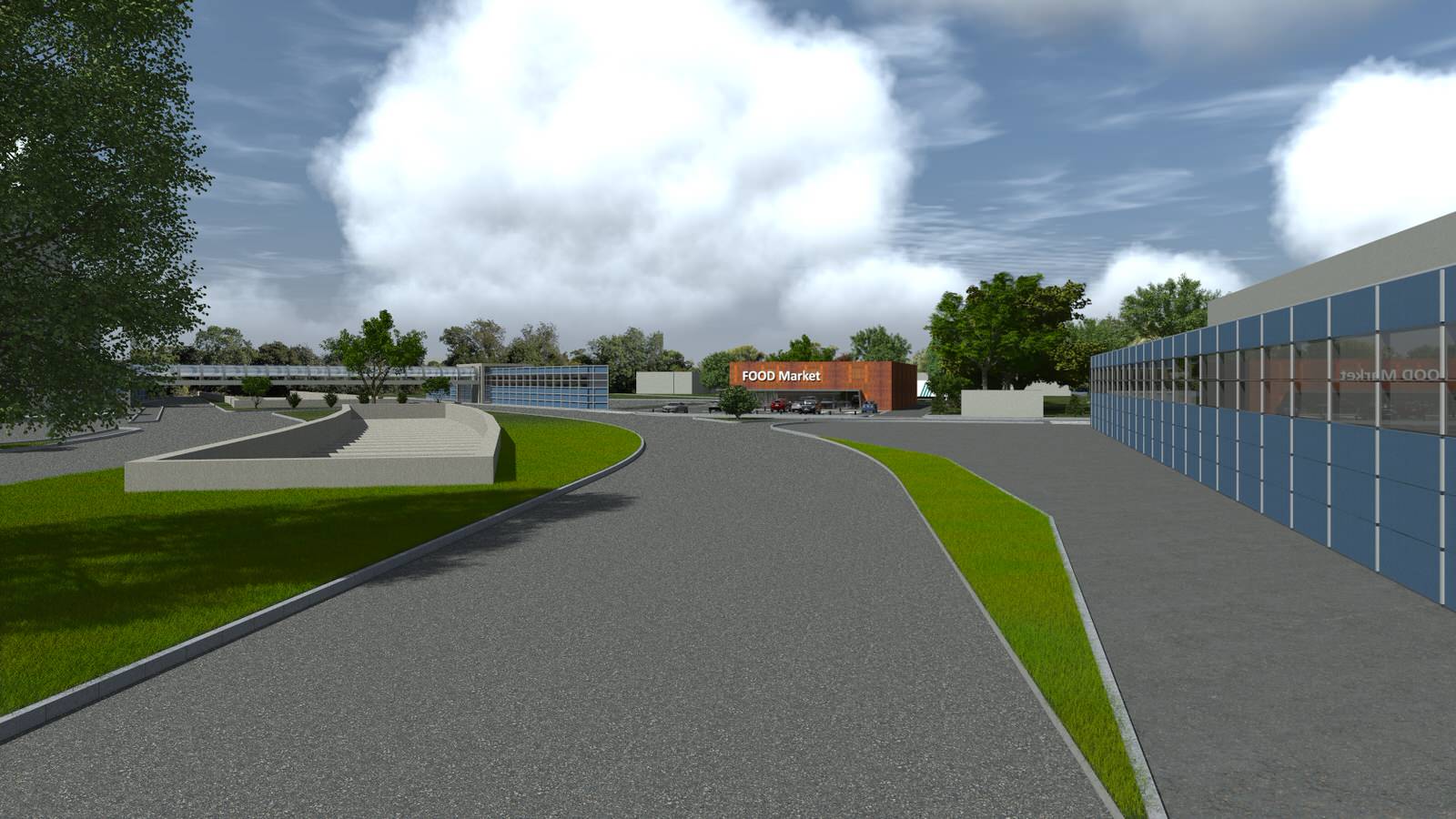 Эскизный проект торгового центра в г.Жуковский