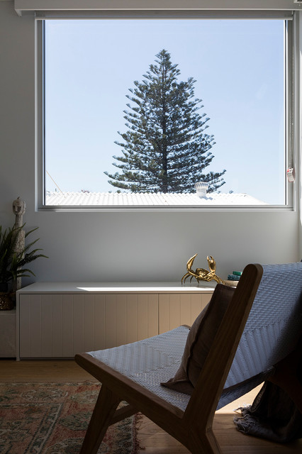 Sunshine Beach House amerikansk-craftsman-vardagsrum
