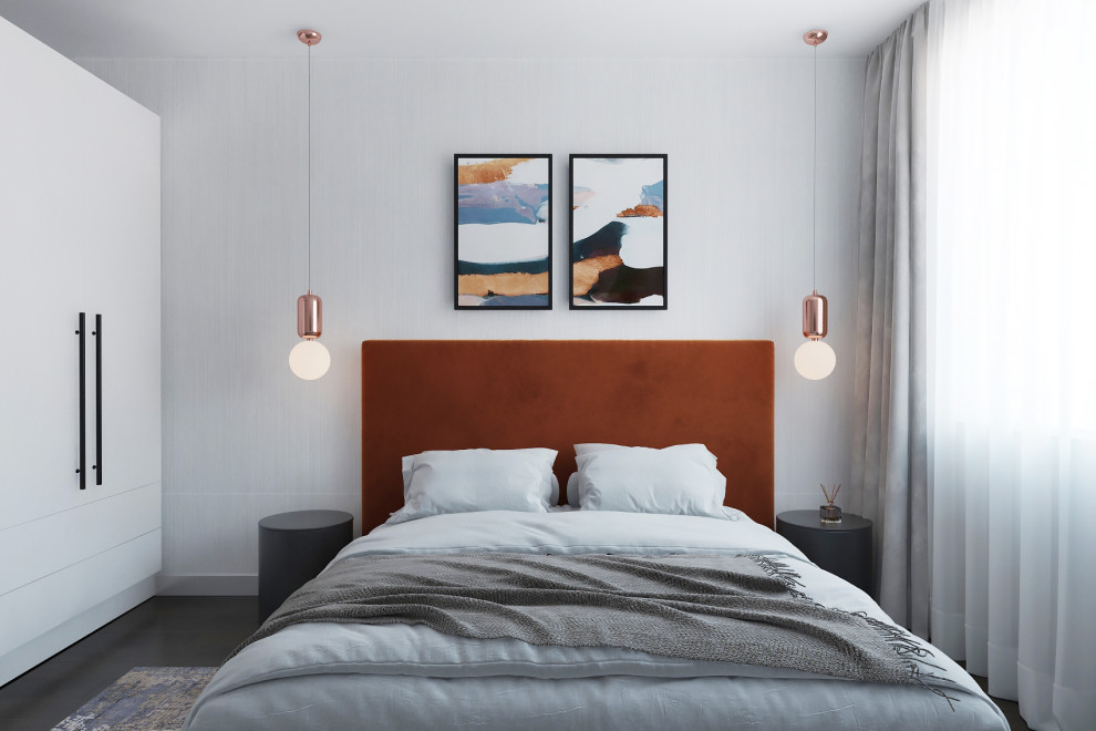 Квартира в нейтральных тонах с яркими акцентами