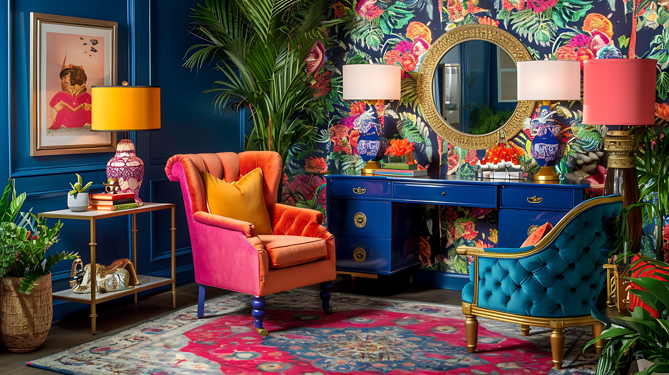 Eclectic Vibrance Lounge in Mayfair