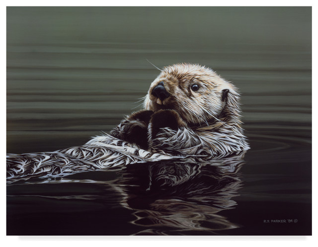 Art print POSTER CANVAS Sea Otter
