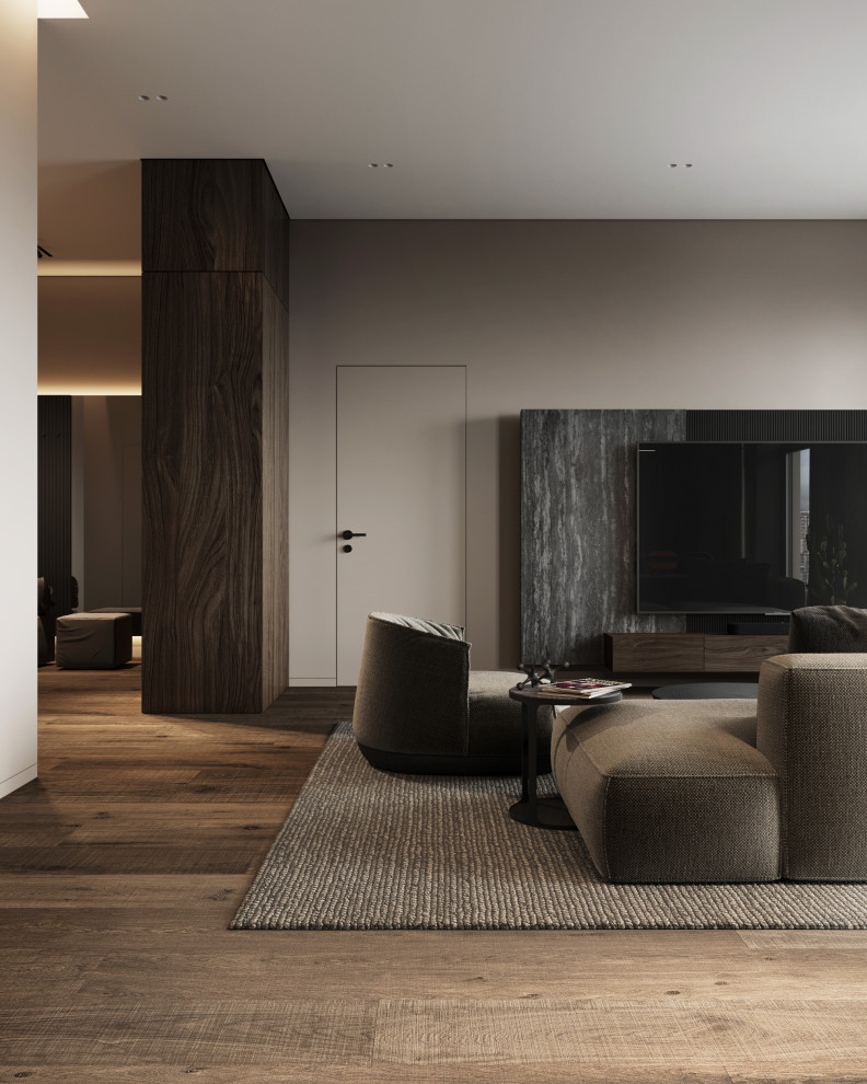 Flat in natural colours | Квартира в природных оттенках