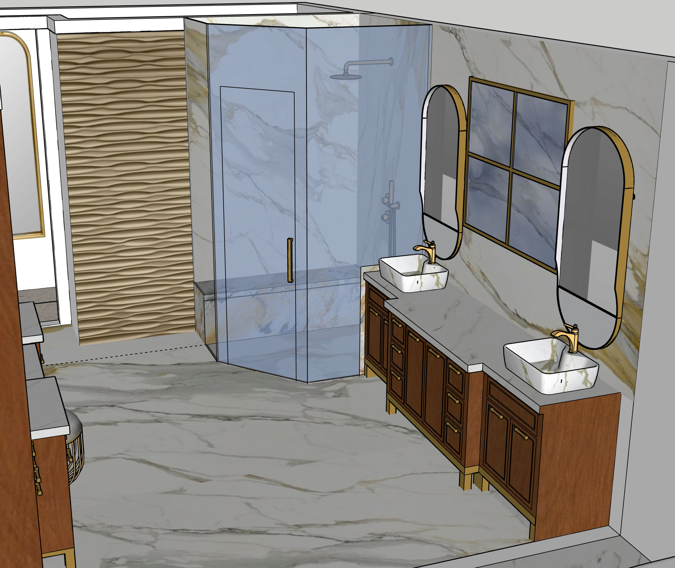 Jackson Flanagan Basement Primary Bathroom