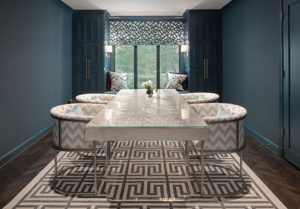 Example of a transitional dining room design in DC Metro