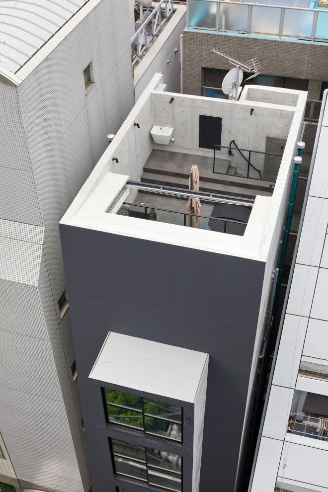 Moderner Balkon in Tokio