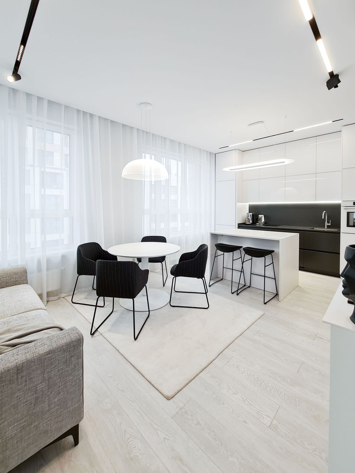 Белый минимализм 52 кв. | Москва