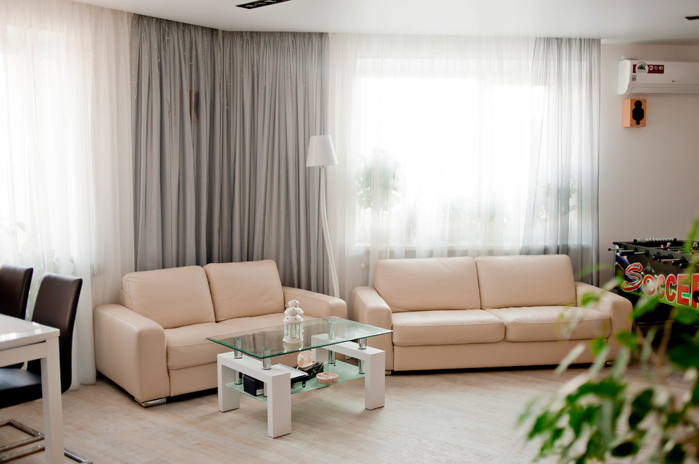 Квартира в современном стиле с элементами этно для молодой семьи