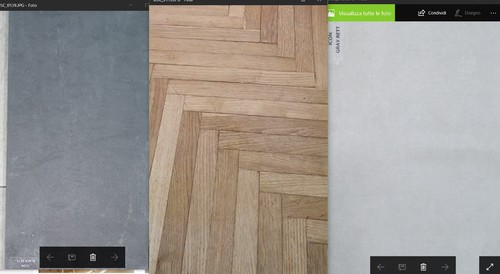 Accostamento gres e parquet Parquet seconda scelta