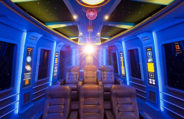 Star Wars Theater Room Minimalistisch Heimkino San