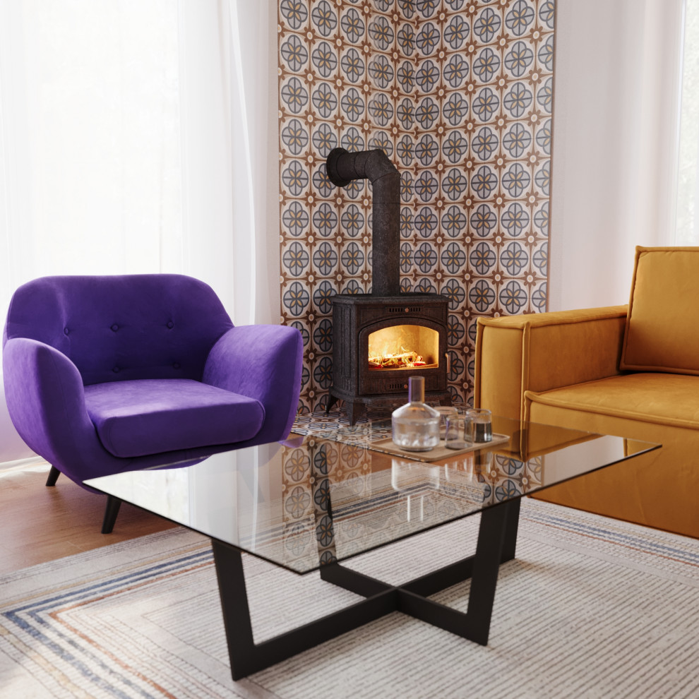 Дизайн 2х этажного дома в стиле эклектика