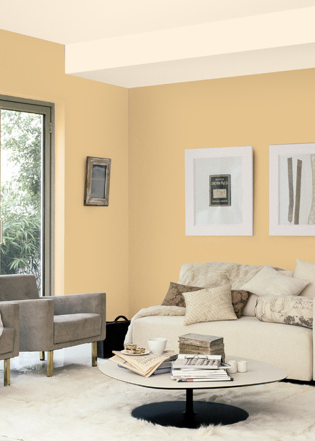 Cosy Neutral Nest traditional-living-room