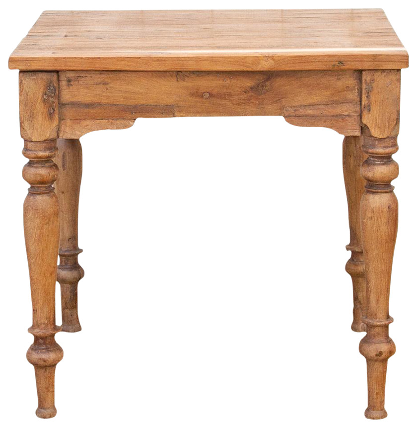 British Colonial Teak Kitchen Table Traditional Dining Tables by