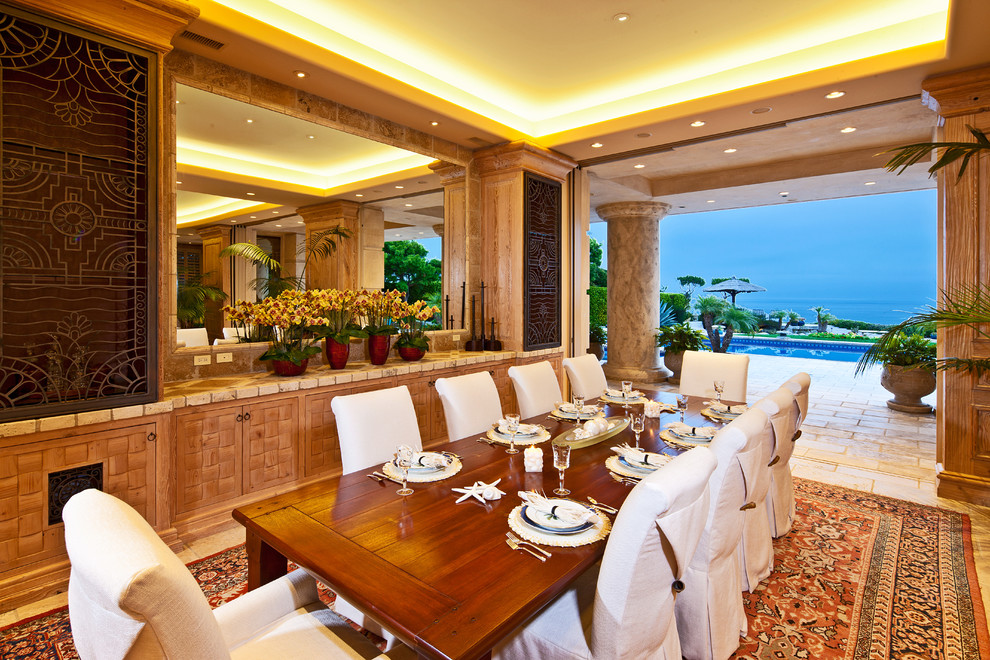 Residence in Malibu, CA - Mediterranean - Dining Room - Los Angeles ...