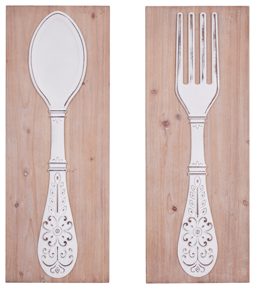 Farmhouse Brown Wood Wall Decor 92145 Farmhouse Wall Accents by Brimfield & May Houzz