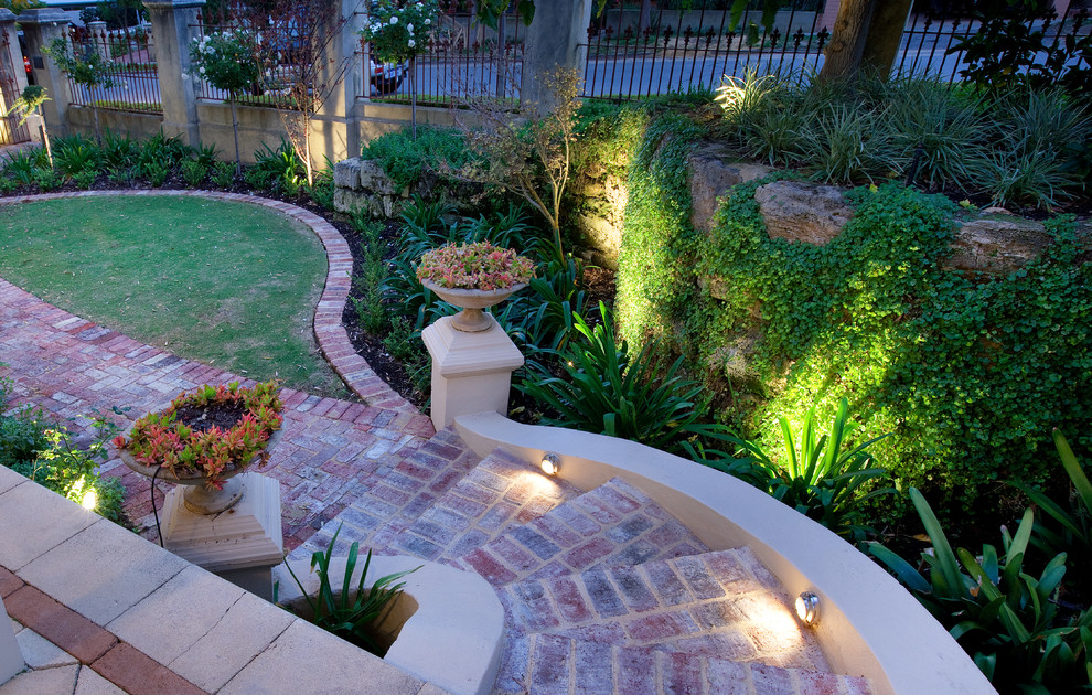 This is an example of a traditional garden in Perth.