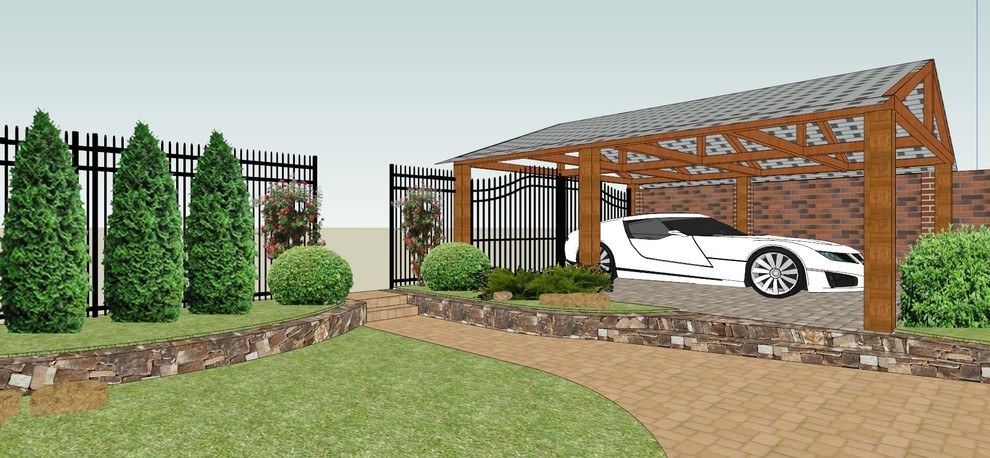 Дизайн проект ландшафта г. Ростов-на-Дону