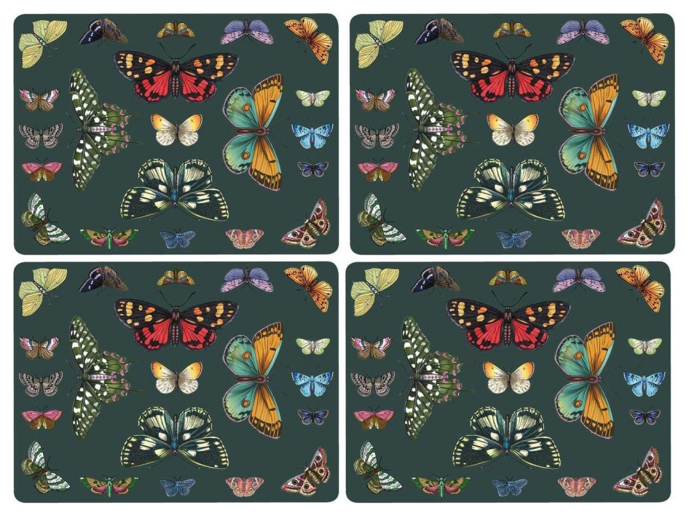 Pimpernel Botanic Garden Harmony Placemats Set of 4 Contemporary